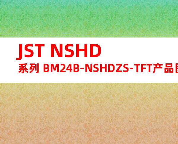JST NSHD系列 BM24B-NSHDZS-TFT产品图纸